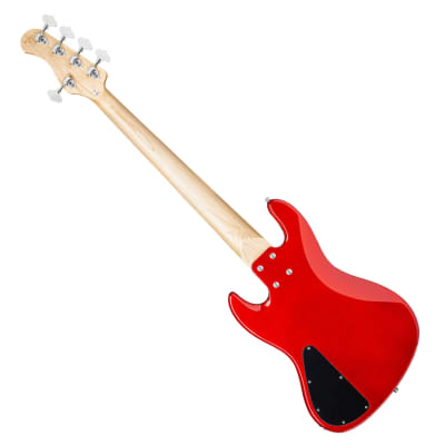 Sadowsky (RSD) MetroExpress 21-Fret J/J 5-String Bass Guitar, Candy Red Apple Metallic High Polish, Morado Fingerboard image 3