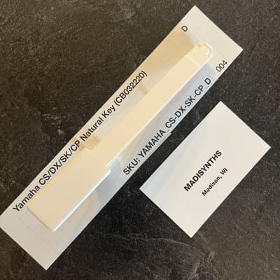 ORIGINAL Yamaha Replacement D Key (CB032220) for CS70M, CS5, CS15, CS15D, CS20, CS20M, CS40M, DX9, DX21, DX27, DX27S, SK20, SK30, CP10, CP11, CE20, PS10, PS20, YK10, and more