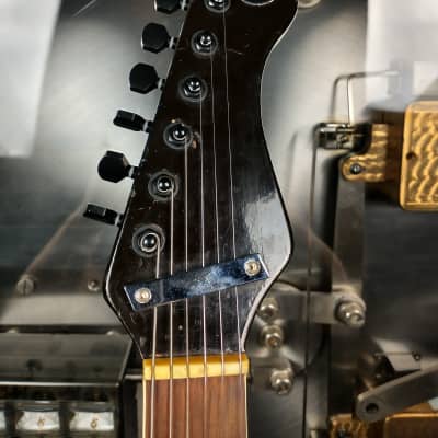 Immagine Japanese "Red Foil" Pickup Electric Guitar 70s w/ Original Chipboard Case - 2
