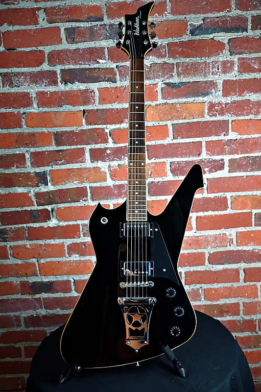 Washburn PS500 Paul Stanley Signature 1998 Ebony OHSC (Youtube & Soundcloud  Demos)