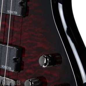 Schecter Stiletto Extreme 4 Bass Guitar - Black Cherry image 4