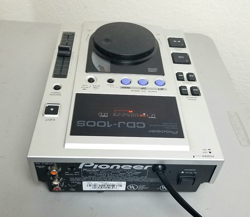 Pioneer CDJ-100S Professional Table-Top CD Player with Effects 