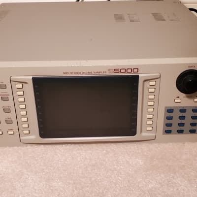 Vintage Akai S5000 V2 Digital Sampler Working w/ 134mb ram, SCSI2SD drive Rack