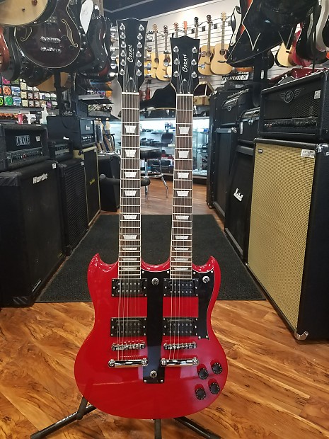 Cozart double shop neck guitar