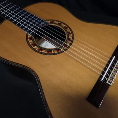 Jose Ramirez Cedar Guitarra del Tiempo Studio Classical Nylon String Guitar w/ Logo'd Hard Case image 12
