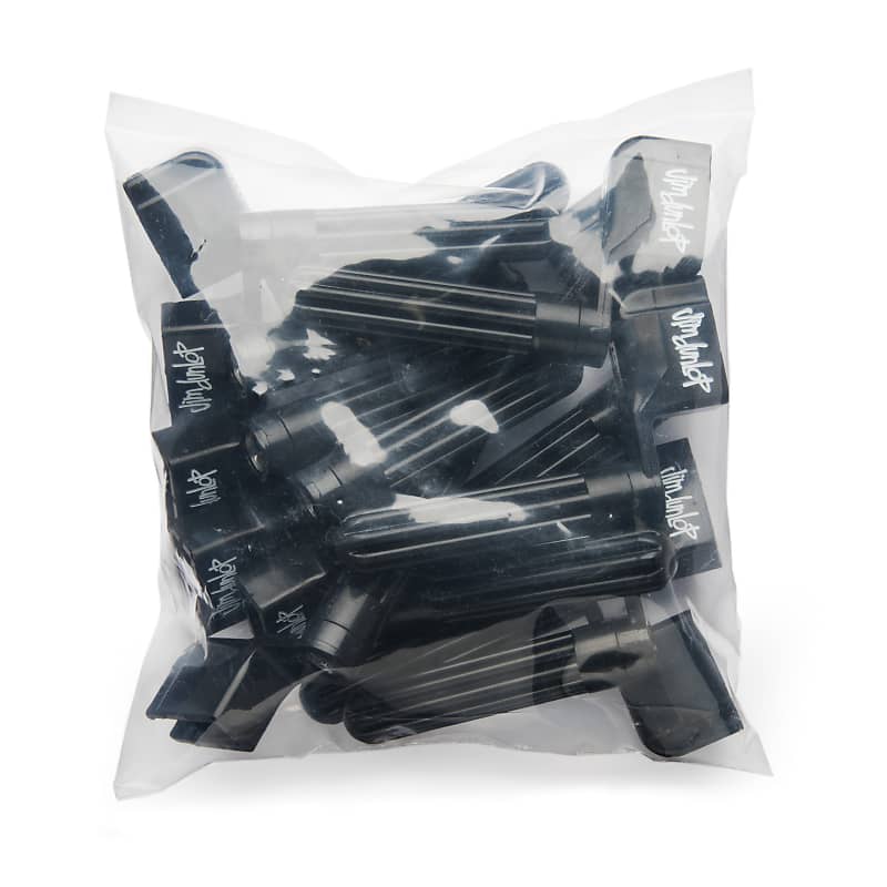 Dunlop 105RBK Scotty String Winder Refill 12 Unit Bag Black image 1