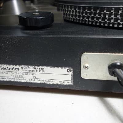 Vintage Turntable Technics SL-23A F-G Servo Player - Belt-Drive Semi-Automatic image 20