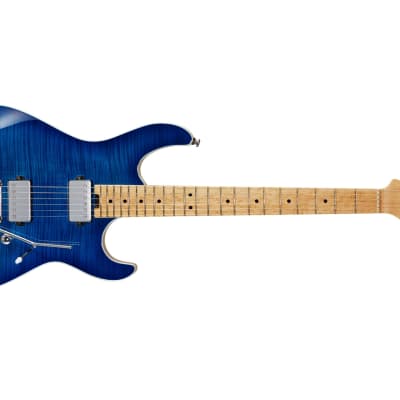 Cort G290 FAT Electric Guitar, Bright Blue Burst image 2