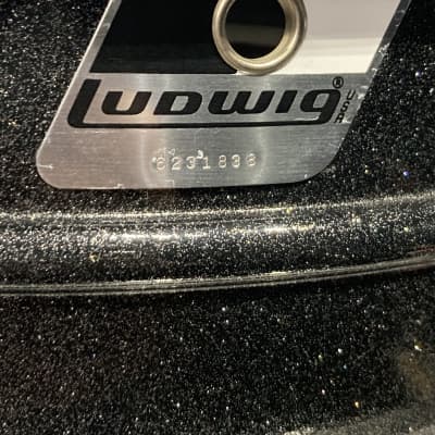 Dave Krusen's Pearl Jam, Ludwig 14x5" Acrolite Snare Drum Signed! Black image 5