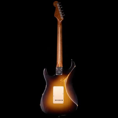 Fender Custom Shop 1956 Stratocaster Roasted 3A Birdseye Neck Relic 2-Tone Sunburst image 6