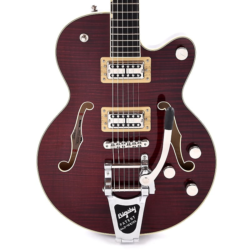 Gretsch G6659TFM Players Edition Broadkaster Jr. with Flame Maple Top image 3
