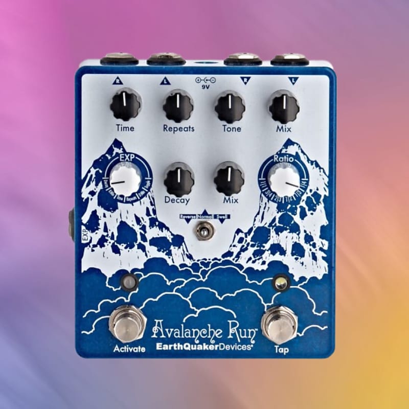 EarthQuaker Devices Avalanche Run Stereo Reverb & Delay with Tap Tempo V2