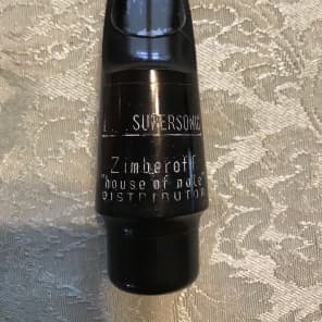 Zimberoff - Dukoff DB Supersonic "House of Note" Hard Rubber Alto Mouthpiece image 2