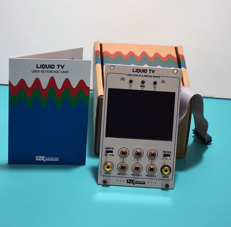 LZX Industries Liquid TV Video Monitor Eurorack Module | Reverb