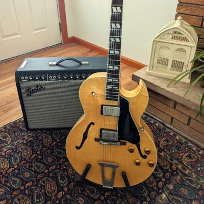 Gibson Custom ES-175 2006 Flame Blonde Unique P90 Pick-up's | Reverb