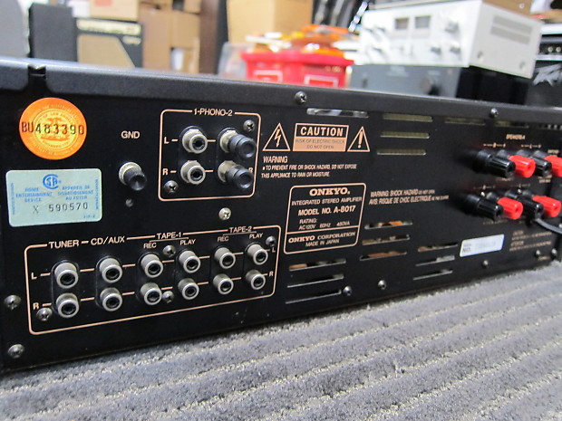 Onkyo Integra A-8017 Stereo Integrated Amp Top Line MM/MC