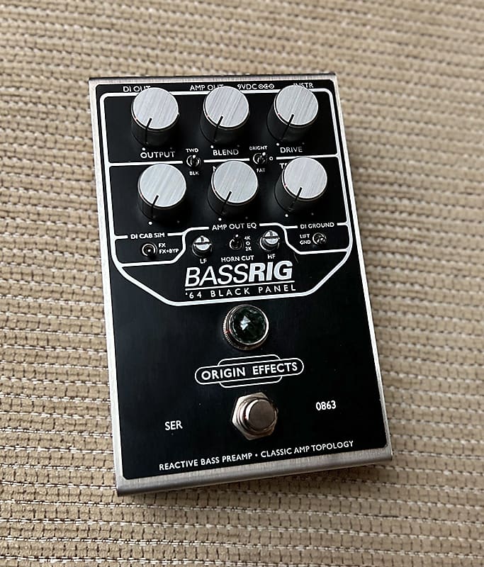 Origin Effects BASSRIG '64 Black Panel