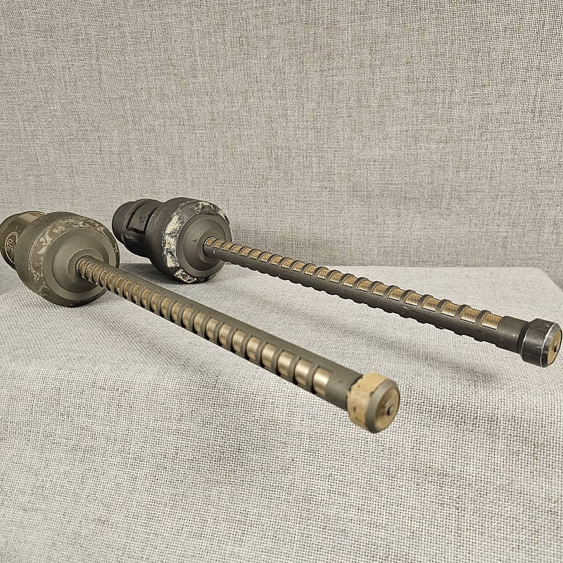 Pair of Electro-Voice 642 Dynamic Shotgun Microphones EV Vintage 1960s image 1