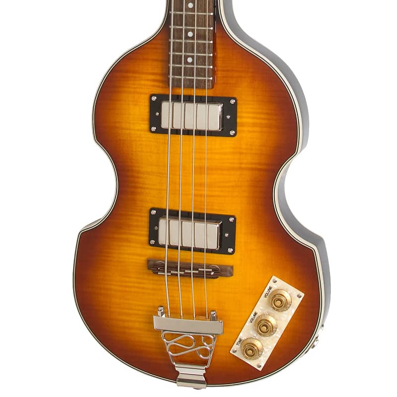 Epiphone Viola Bass Vintage Sunburst British Invasion Era Classic image 1