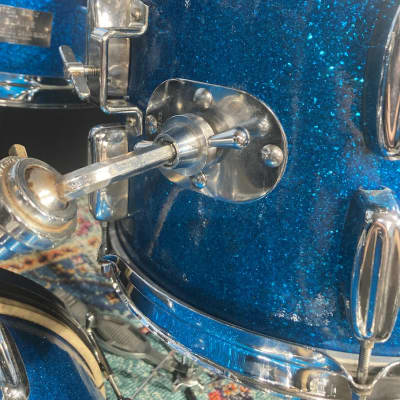 Rogers Hal Blaine's Original "Tommy Sands" Drum Set. Authenticated!! 1950s - Blue Sparkle image 18
