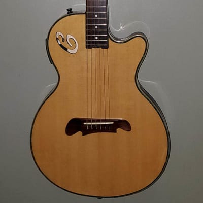 Rare Slimline Chambered Mahogany Copley Acoustic Electric Guitar for sale