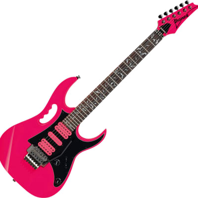 Ibanez JEMJRSP PK Steve Vai Signature Pink Electric Guitar Bundle w/Case image 2