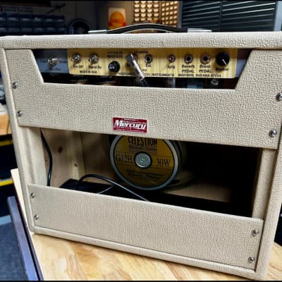 Hazelwood ThunderTone 15 Amp, Celestion 12”, Mercury Magnetics transformers. 2025 - Blonde image 2