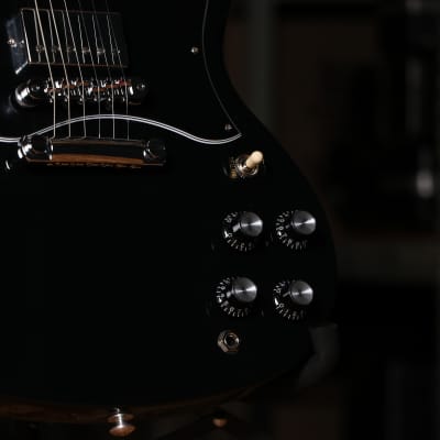 Gibson SG Standard Electric Guitar in Ebony with Soft Shell Case image 5