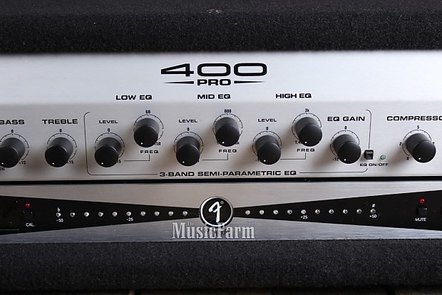 FENDER フェンダー ベース用 ヘッドアンプ 400Pro チューナー付 Fender® 400 PRO Electric Bass Guitar Amplifier Head Amp with