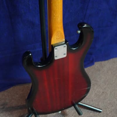 Teisco Electric Guitar 1960s Cherry Burst image 10
