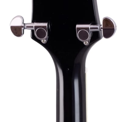 Eastwood TG-150 Basswood Maple Veneer Archtop Body Maple Set Neck 4-String Tenor Electric Guitar w/Hardshell Case image 7