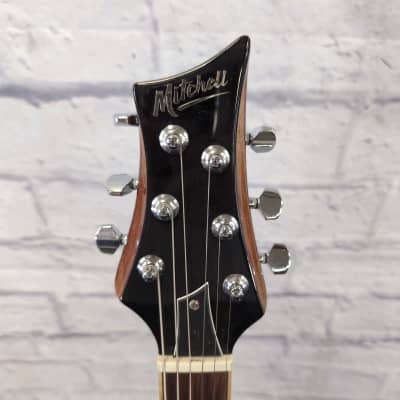 Mitchell MS-450 Amber Burst Electric Guitar image 4