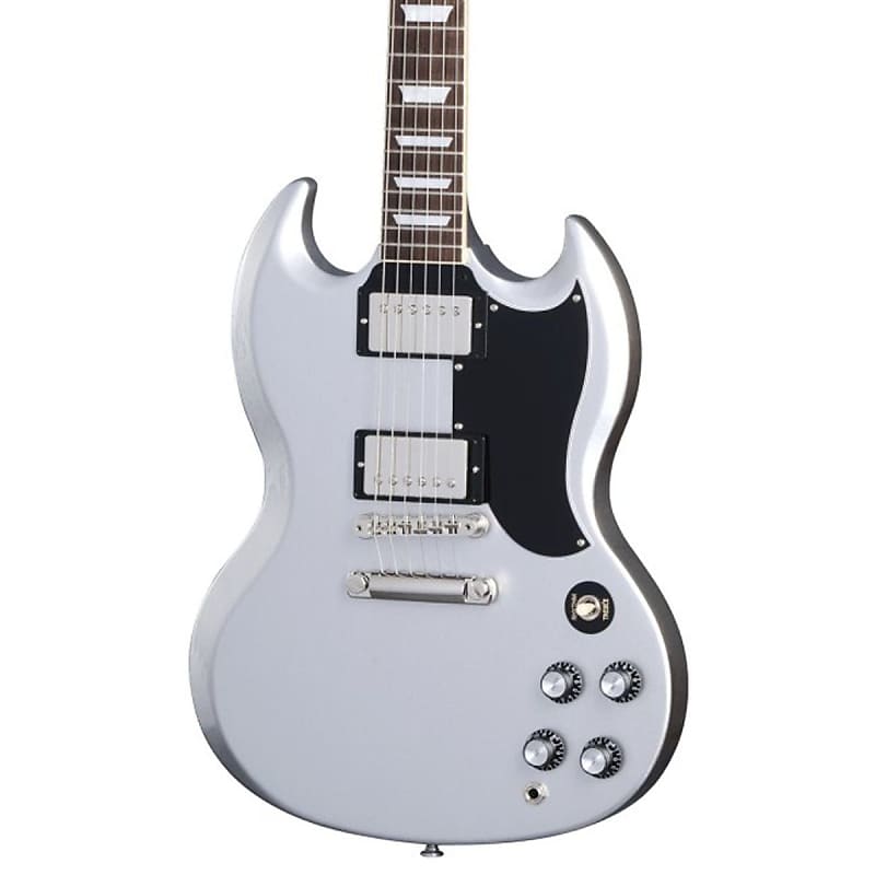 Gibson SG Standard '61 Stop Bar Silver Mist image 1