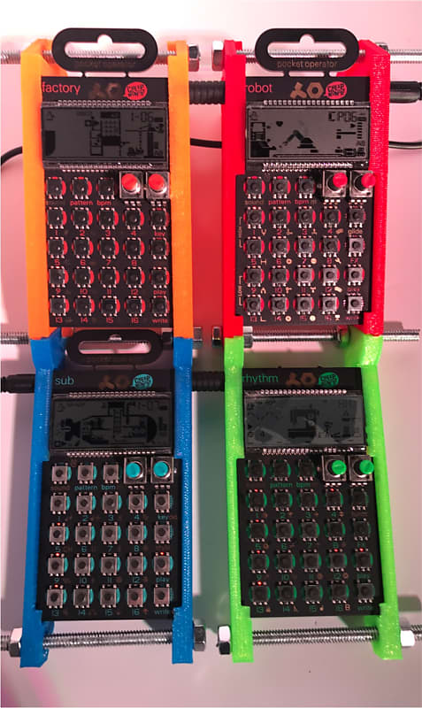 Pocket Operator Storage Rack holds SIX, EIGHT or TEN Teenage Engineeri –  HomeStudioStuff