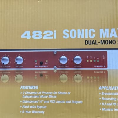 Reverb.com listing, price, conditions, and images for bbe-482i-sonic-maximizer