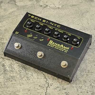 ベース TECH21 Bass Driver DI Programmable Tech 21 SansAmp Bass Driver DI V2 Pedal | Sweetwater