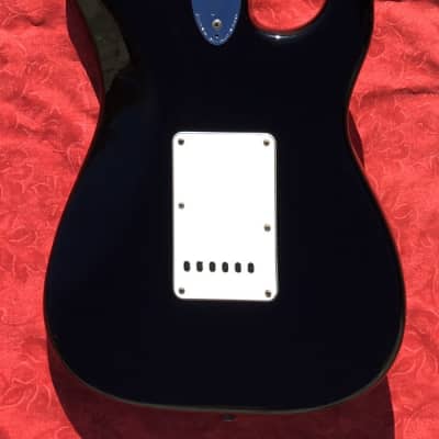 Fender Stratocaster Lefty 1982 Black Dan Smith Fullerton period image 13