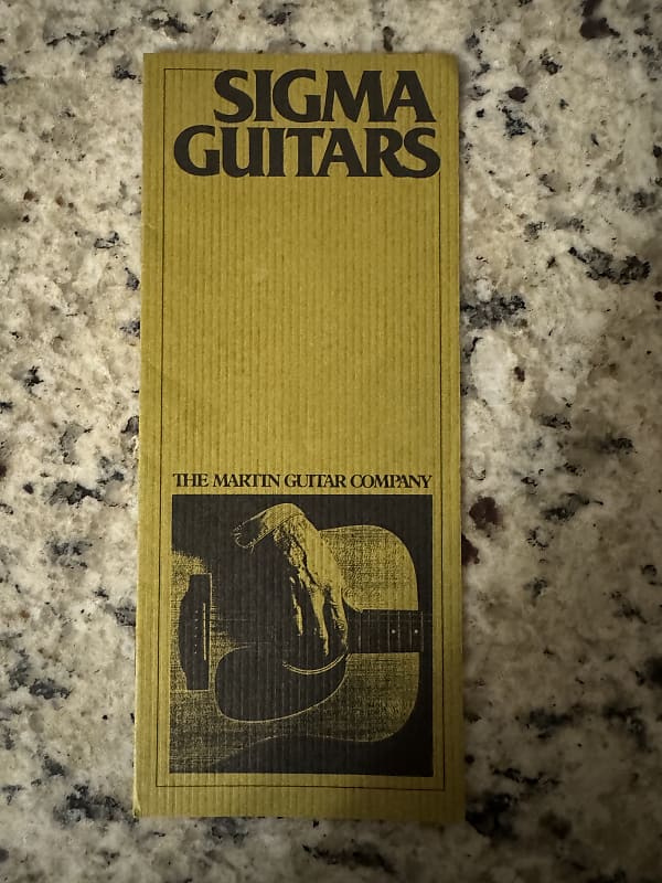 Sigma Catalog 80's? Vintage CS CR SM Grand Concert GCS 4 3 Reverb