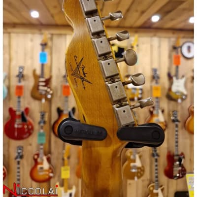 Fender Custom Shop Limited Edition '60 Tele Heavy Relic Aged Candy Apple Red Over 3-Color Sunburst image 11