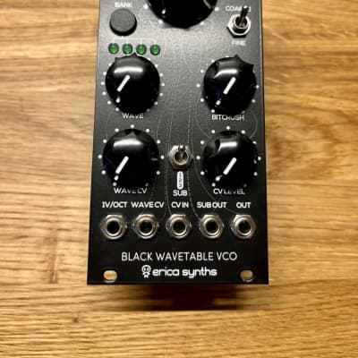 Erica Synths Black Wavetable VCO - Eurorack Module on ModularGrid