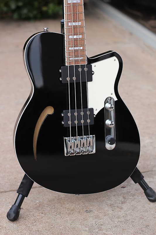 Reverend Dub King  Electric Bass in Midnight Black image 1