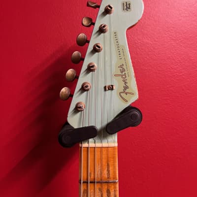 Fender Stratocaster Custom Shop '57 Relic Daphne Blue Matching Headstock del 2011 image 5