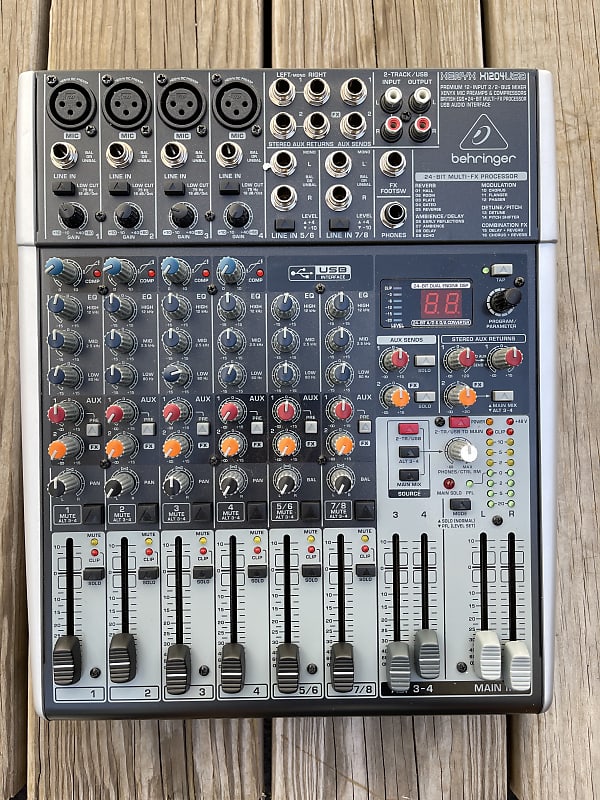 Behringer Xenyx X1204USB Mixer with USB Interface Standard image 1