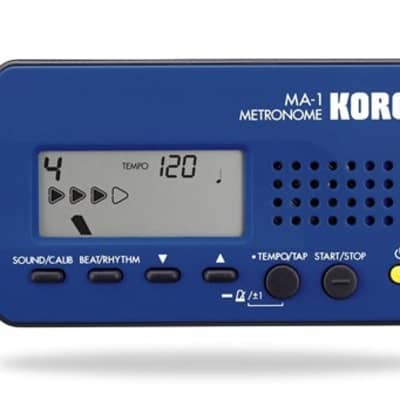 Korg MA-1 Compact Solo Digital Metronome Blue w/ Fast & Free Same Day Shipping image 1