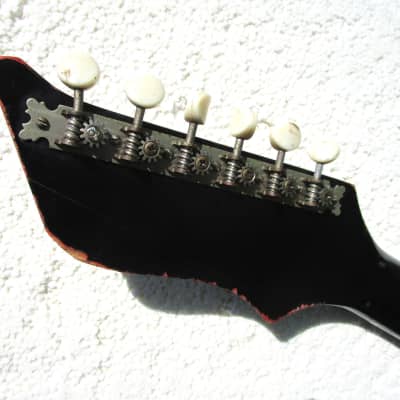 Kay Vanguard  Guitar, 1960's, One Pickup,  Cherryburst Finish image 6