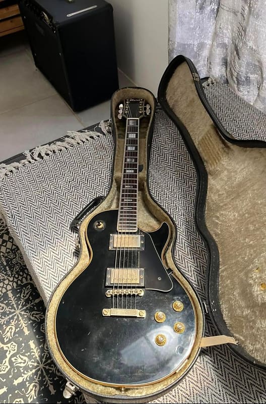 Rare Ibanez PreLawsuit Les Paul 1970's Black Reverb
