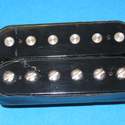 used Gibson 498T Hot Alnico Bridge Humbucker Pickup BLACK +springs,screws,black ring, SOLDER CONNECT image 7