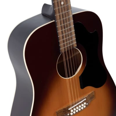Mint Recording King Series 9, 12-String Dreadnought Acoustic/Electric Sunburst Guitar image 4