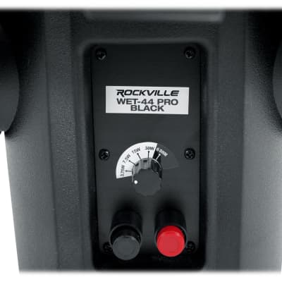 12) Rockville WET-44 PRO Dual 4" 4-Way Swivel 70V Commercial Speakers in Black image 8