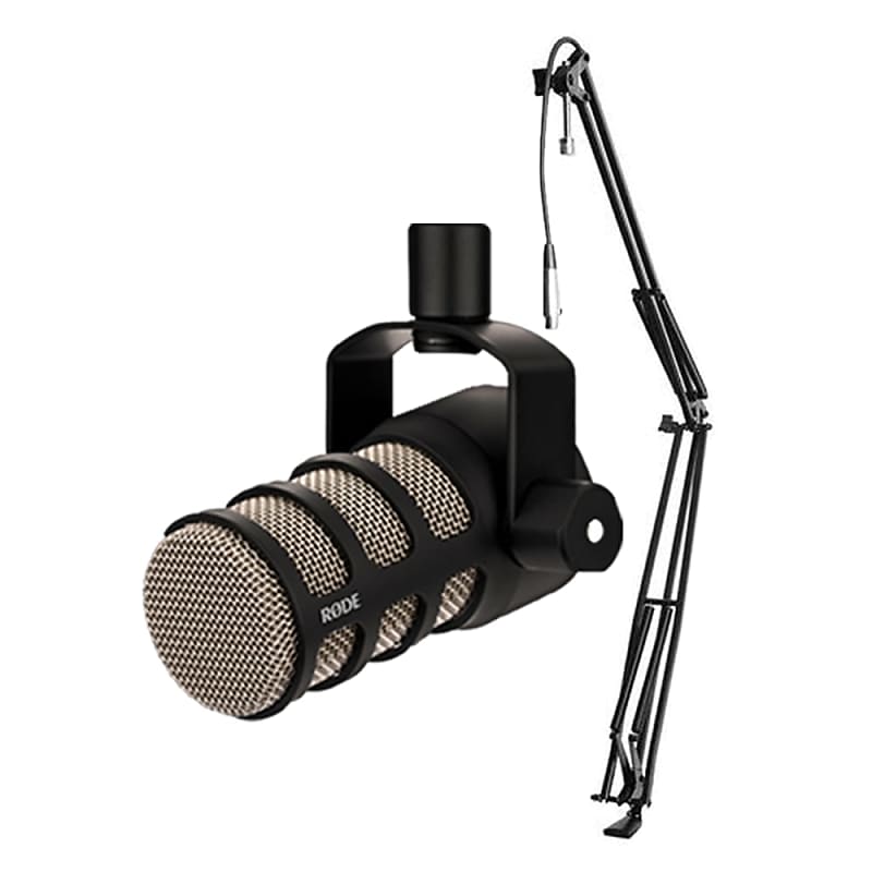 Rode PodMic Podcasting Bundle with Broadcast-Style Mic Boom